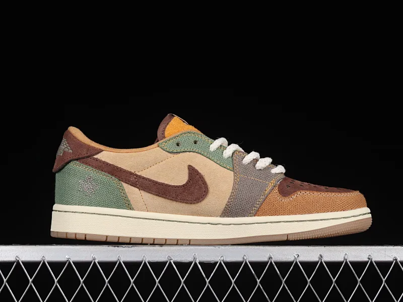 All categories Air Jordan Jordan series basketball shoes Air Jordan 1 Low G version pure original Air Jordan 1 Low "Voodoo" AJ1 Joe 1 Voodoo Doll Retro cultural leisure sports sneakers DZ7292-200